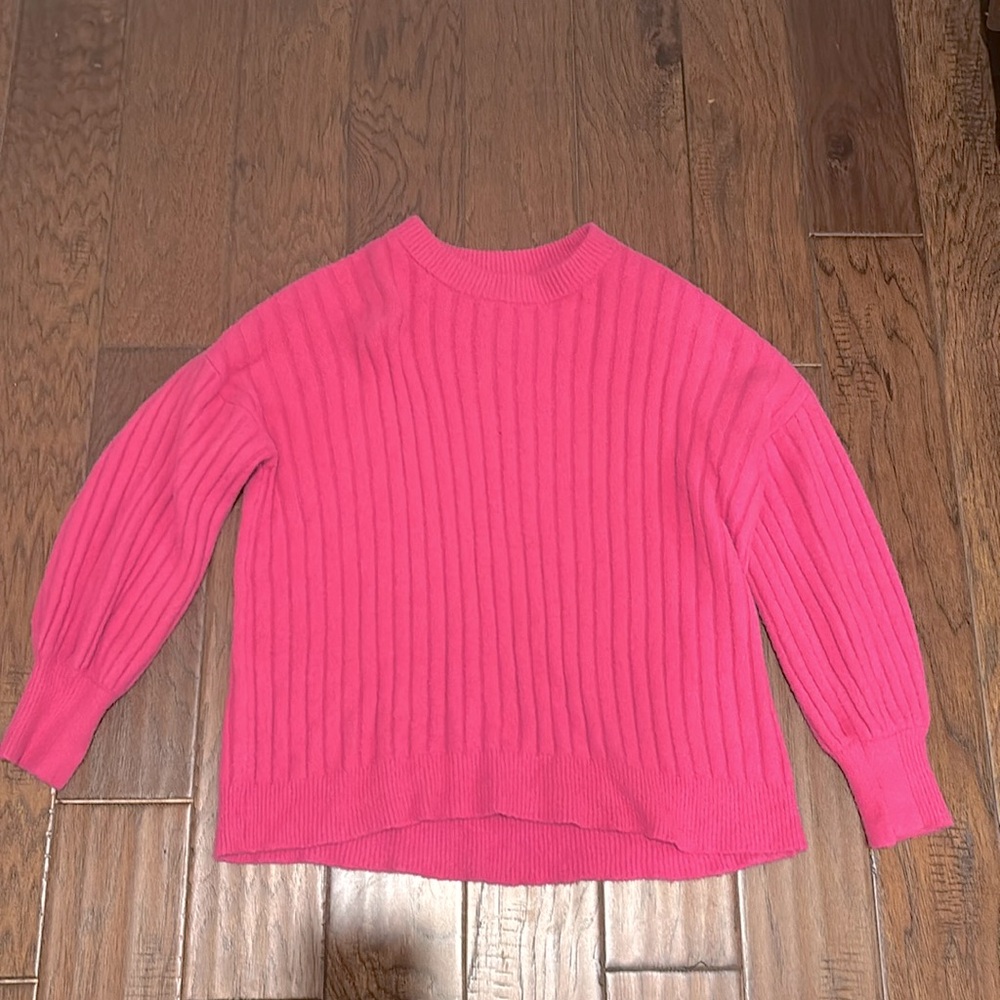 Aerie XS VERY SOFT oversized pink sweater